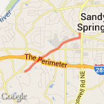 No Boundaries 4 Miler route map