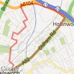 notquite 5k failsworth route map