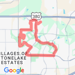 WEEKEND'S RUN route map