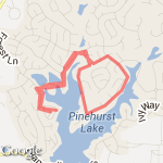 Lake forest loop route map