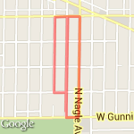 Natchez to Foster to Naglle + Neenah route map