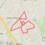 Jeff's long sunday run route map