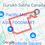 miliken 8K route map