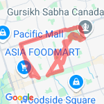 milliken 10K  route map