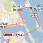Stuart-Jensen-Sewalls point route map