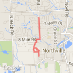 hilly route route map