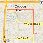 Summit Elementary route map