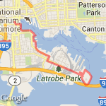 Baltimore 24k route map
