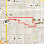 3.99 easy  route map