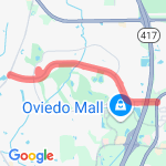 tuskawilla to 426 route map