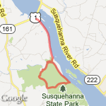 Susquehanna Routes route map
