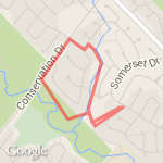 Morning Jog route map