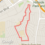 3 mile loop route map