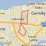 10 mile from store - mostly grass route map