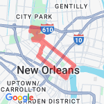 10 Mile from downtown route map