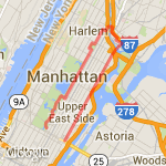 part of nyc marathon route map