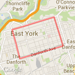 5 miles night run route map