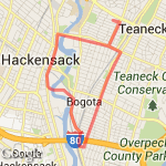 A Tuesday Run route map