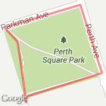 Perth Park route map