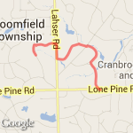 Natatorium route map