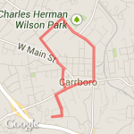 3 miles 11/6 route map