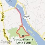 Susquehanna Routes route map