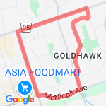5k  route map