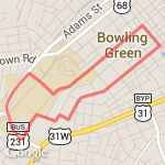 LSD Route 1 route map