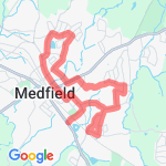 Green and Cross route map