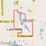 lake and pasture route map