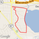 Saratoga loop route map