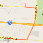 YMCA and back route map