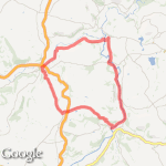 Mynydd Bodran  route map