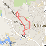 4 miler 11/14/13 route map