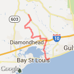 1/2 century  route map