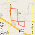 Tinsel Town route map