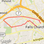 Shrevewood Loop 10K route map