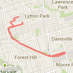 10 km Beltline Run route map