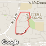 20 minute  route map