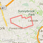Belt line and cemetary route map