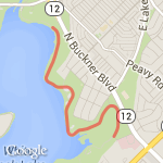 east side of lake route map