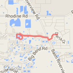 Panther Trace loop route map