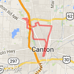 15 mile course route map