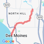 des moines route map