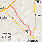 Monroe secret idlewilde route map