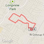 Shiloh (2.5 mi) route map