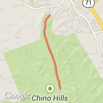 Chino Hills State Park Run route map