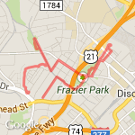 FMW 5k 2013 - long route map