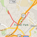 FMW 5k 2013 - long 3 route map