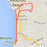 Beach Ride route map
